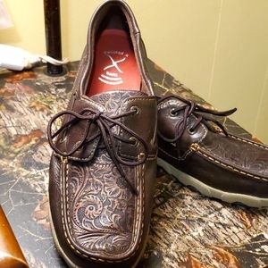 Twisted X Moc driving (women's 11) brown